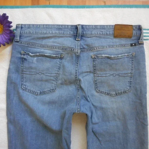 🌸SOLD🌸 LUCKY BRAND Jeans Size 14 Sweet Crop Denim - Picture 8 of 12